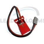 Cowbell to Anderson connector battery lead for high-current industrial DC power applications